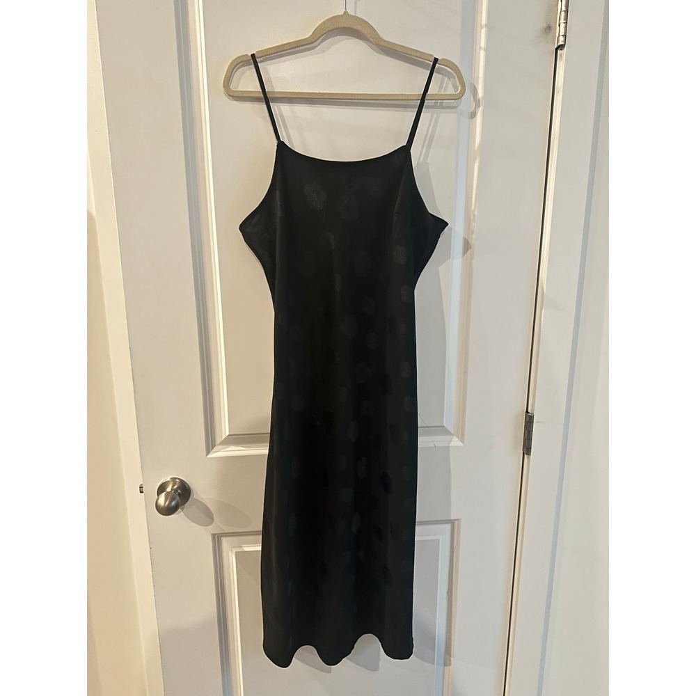 Black Slip Dress Summer size M LBD Wedding Party Church